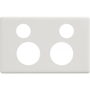 Excel Life Double Horizontal Socket Cover Plate - Choose Colour